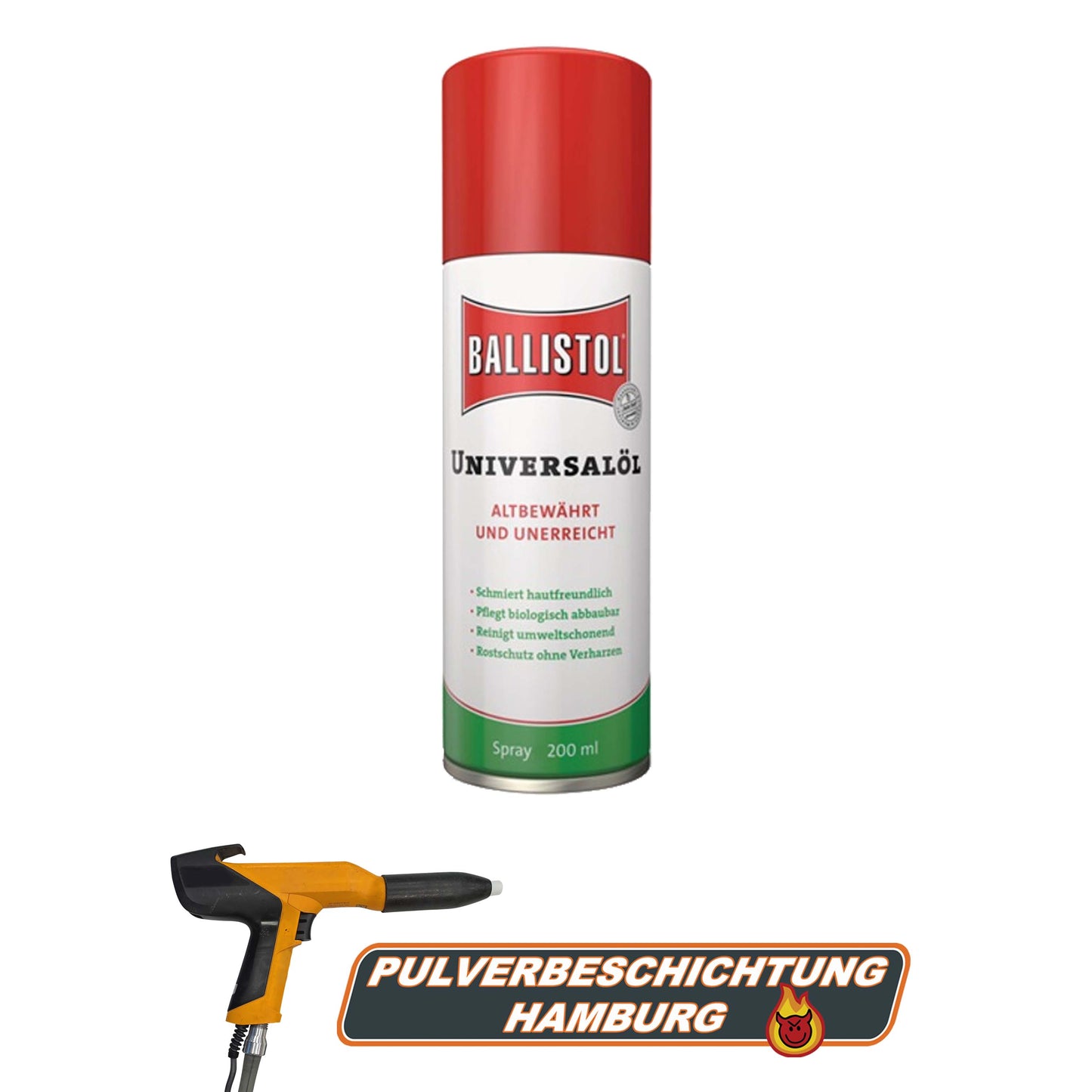 200ml-Balistol-Pulverbeschichtung-Hamburg-Schmieröl-Reinigung-Rostschutz
