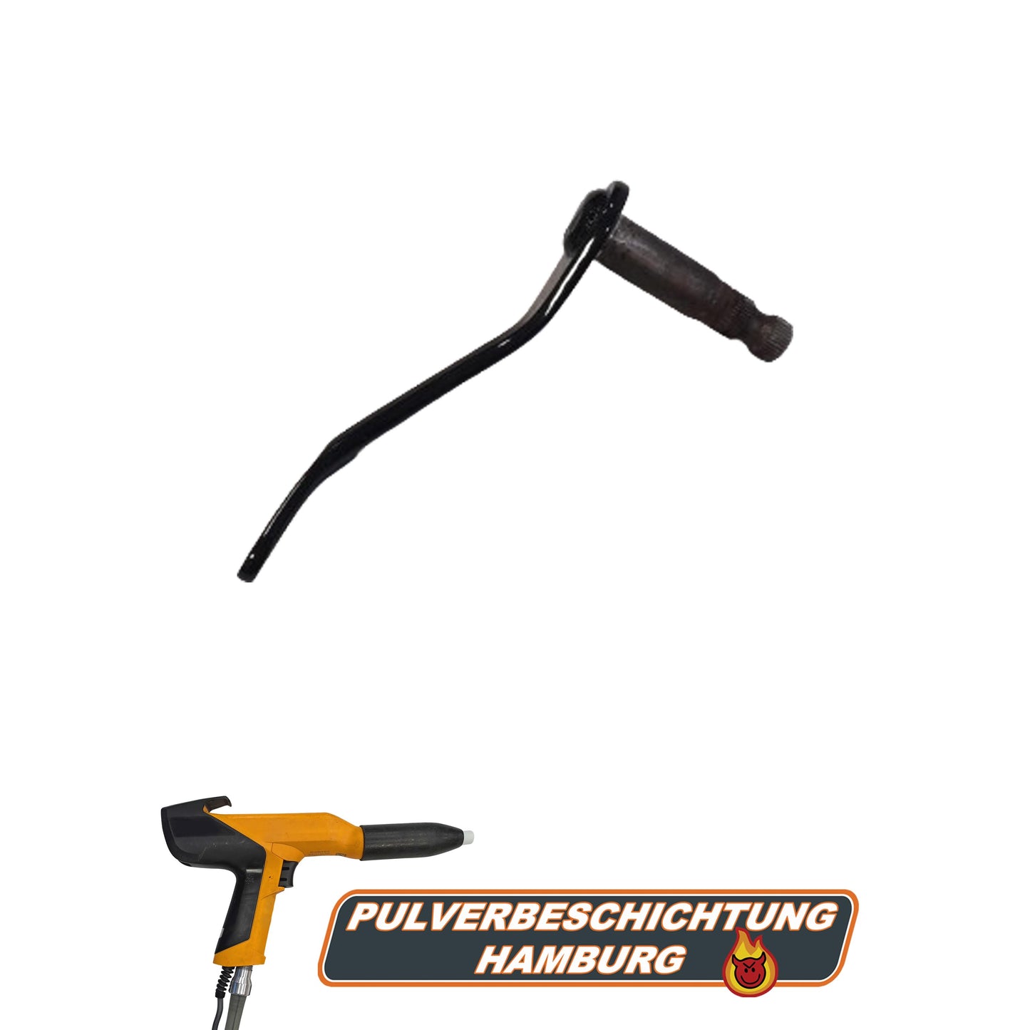 Schalthebel Schaltarm Harley Davidson Pulverbeschichtung