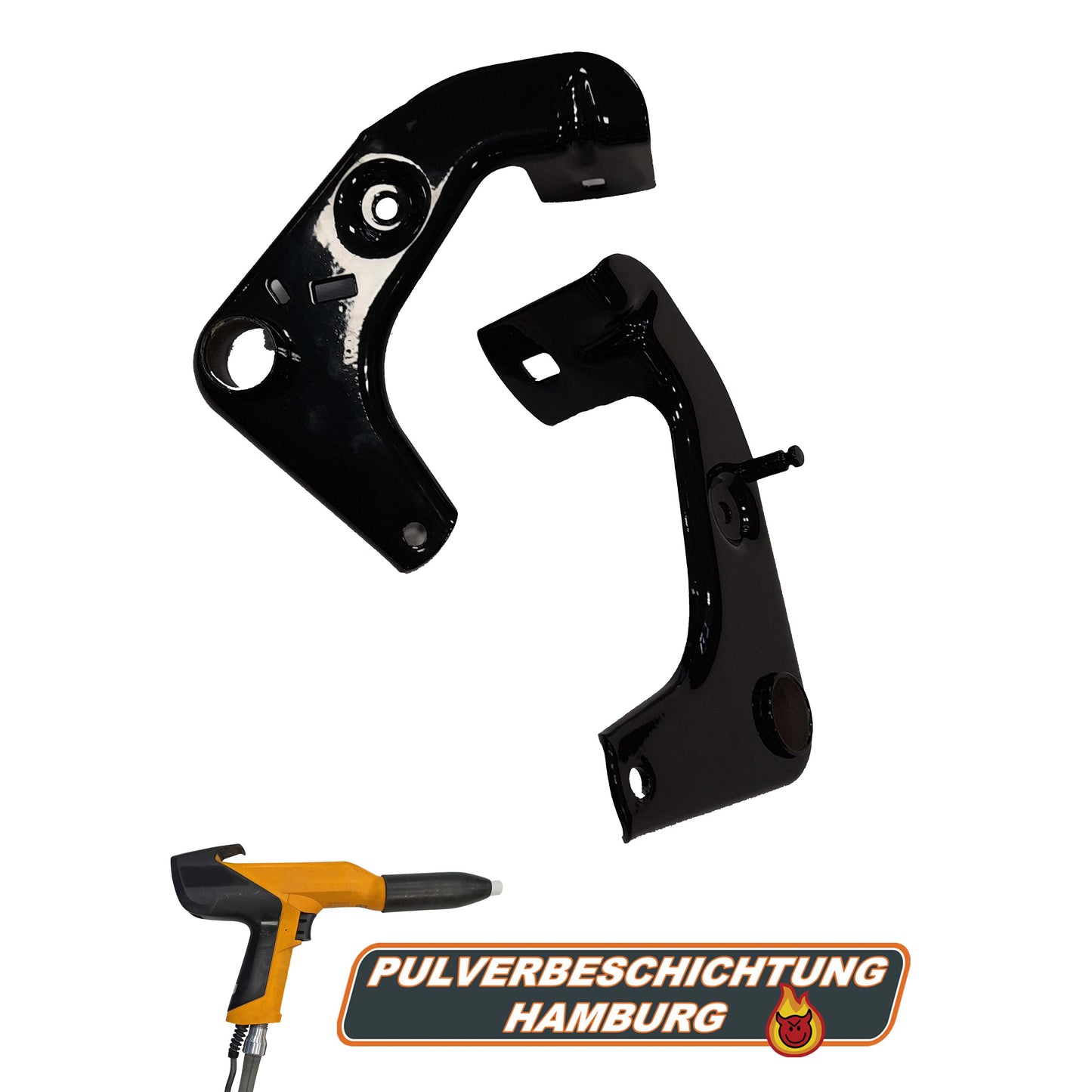 Support moteur Simson S50, S51, S70, S53, S83 revêtement en poudre