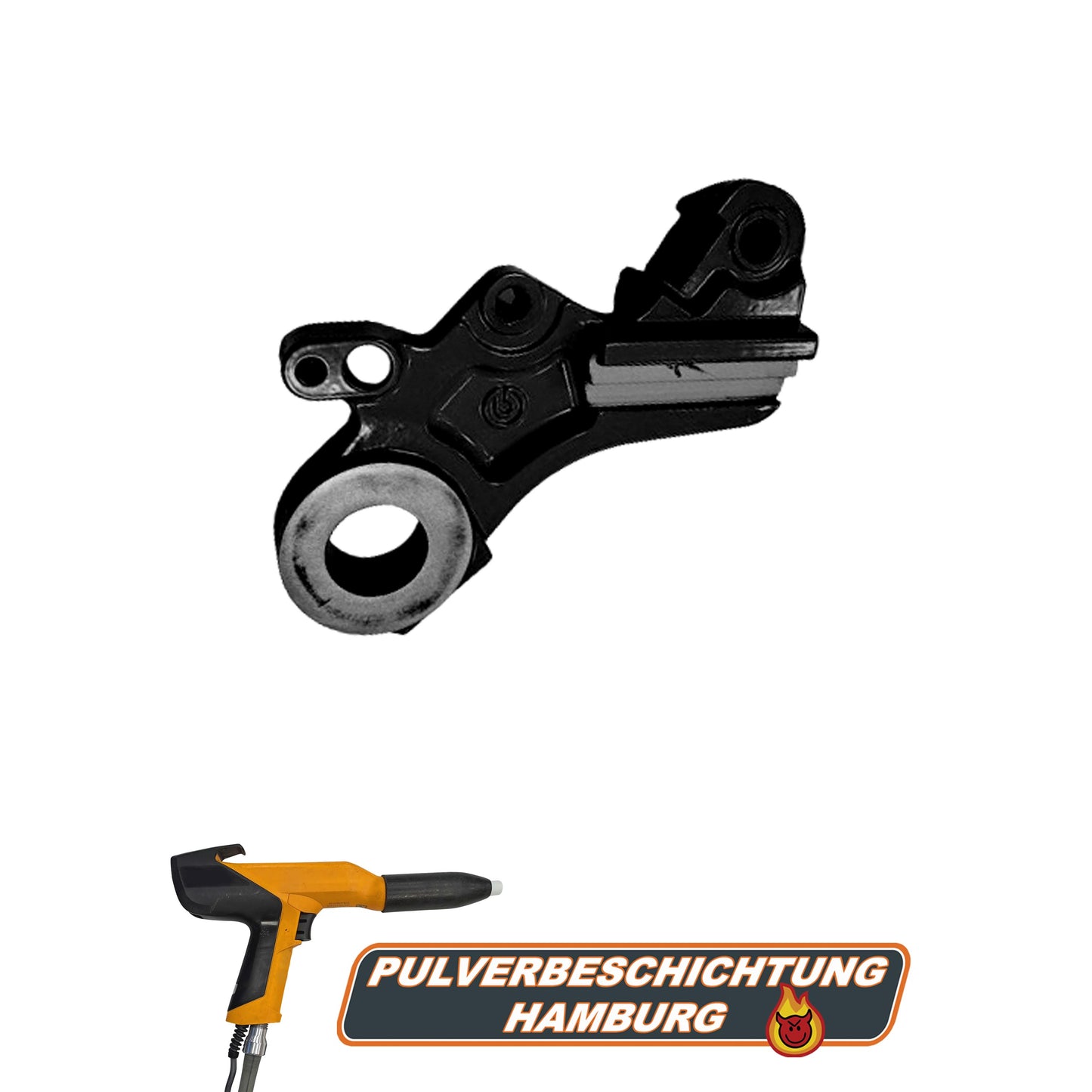 Supermoto rear brake caliper bracket KTM Husqvarna powder coating