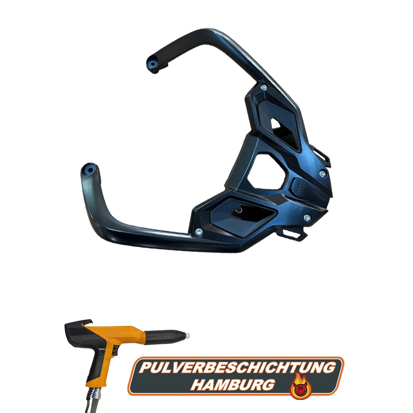 TopCase Halter/ Gepäckträger Motorrad Metall Pulverbeschichtung