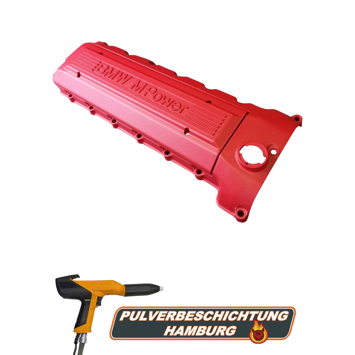 Ventildeckel Auto 6-Zylinder Pulverbeschichtung