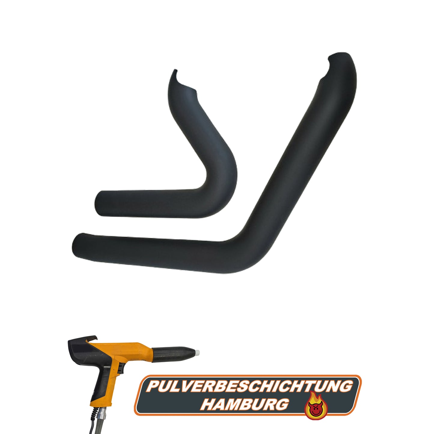 Keramikbeschichtung Cerakote 2x Harley Davidson Hitzeschutzbleche