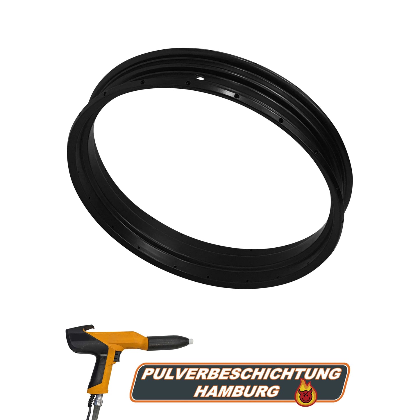 Motorrad Supermoto Felgenband Pulverbeschichtung