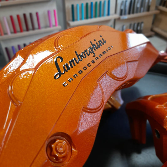 Bremssattel Auto pulverbeschichten sehr groß - mehr als 4 Kolben Anwendung Lamborghini