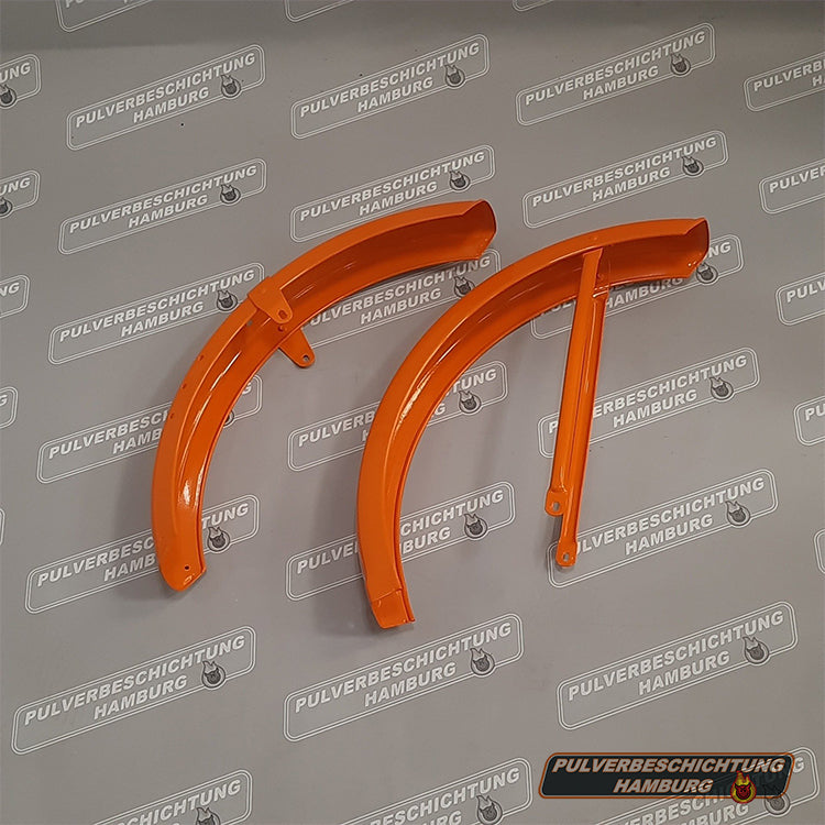 VESPA Piaggio Ciao Schutzbleche Pulverbeschichtung RAL orange