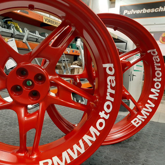 BMW Felgen Pulverbeschichtet rot R1100 R1250