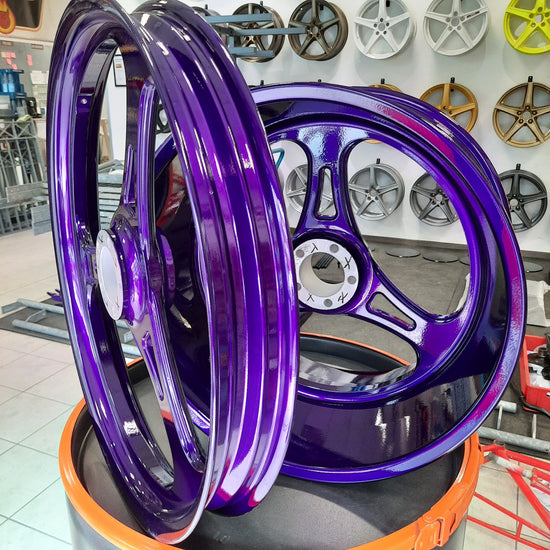 Motorradfelgen Illusion Purple