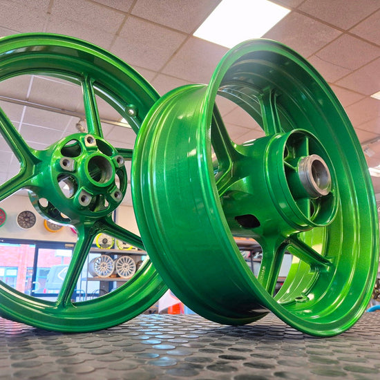 Kawasaki Felgen Illusion Green Candy