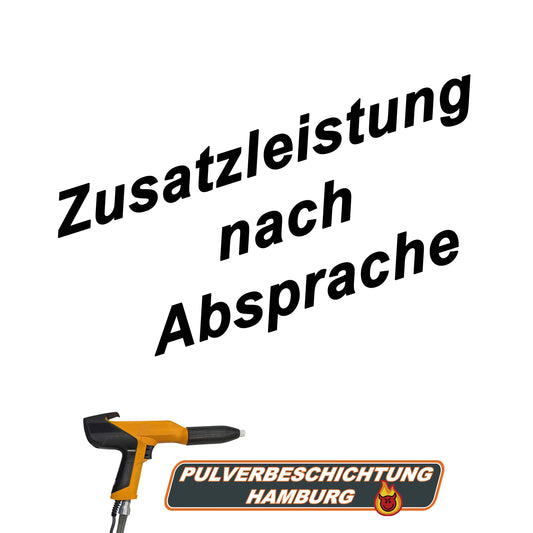 Additional powder coating service by arrangement - powder coating Hamburg